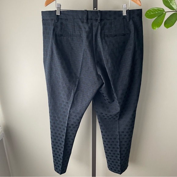GAP Slim Crop Polka Dot Trouser Cropped Pant Plus Size 16R - Picture 2 of 9